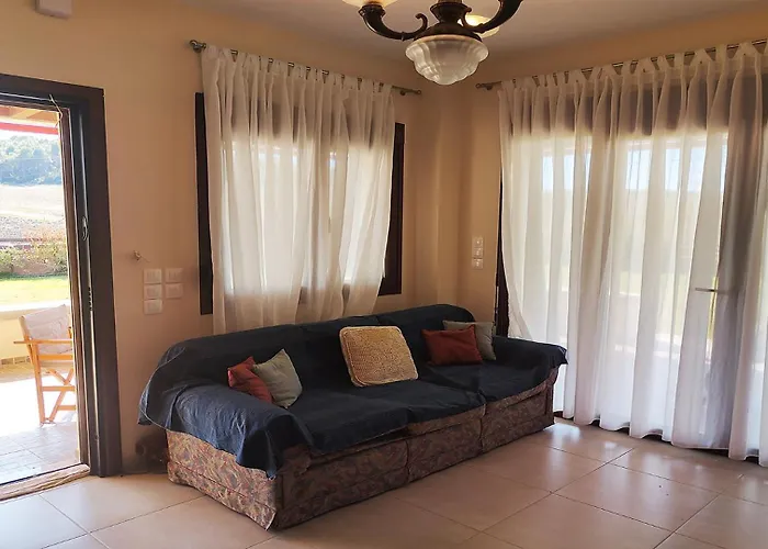 Sunny Private In Sani Beach, 4 Bedroom Villa