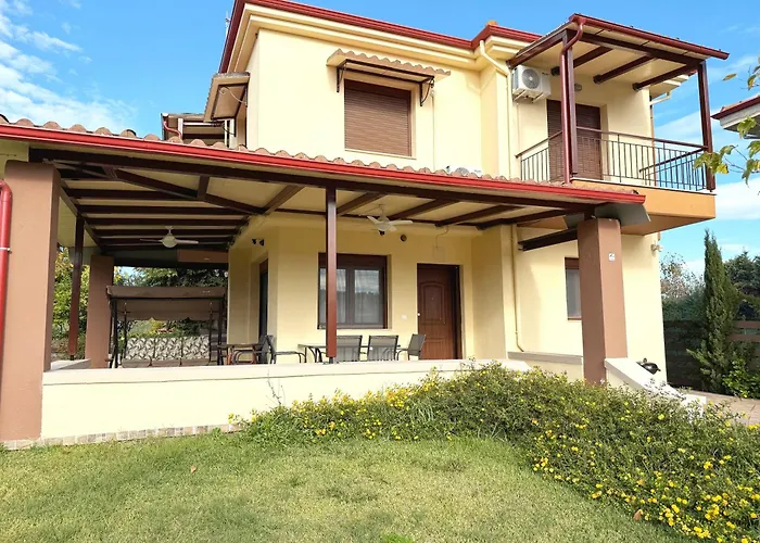 וילה Sunny Private In Sani Beach, 4 Bedroom